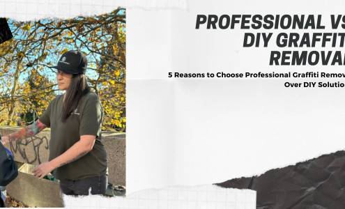 5 Reasons to Choose Professional Graffiti Removal Over DIY Solutions